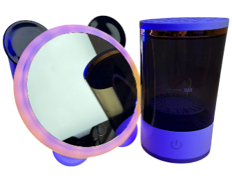 Combo Espejo Maquillaje + Limpiador Broc